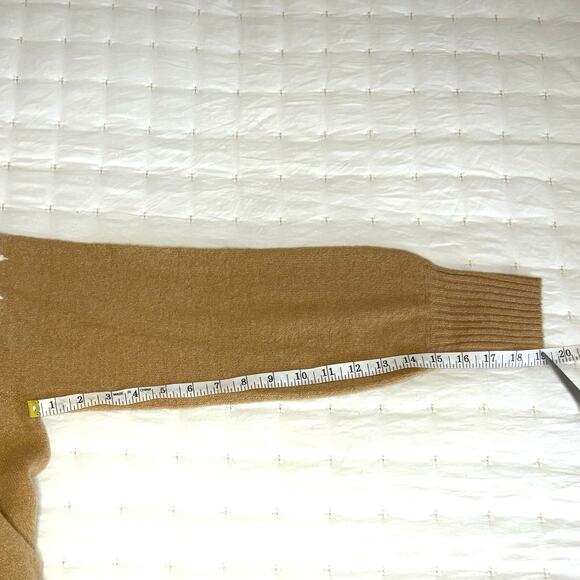 French Connection Long Sleeve Fair Isle Sweater Women's L | Tan | NWT flaw - Picture 10 of 11